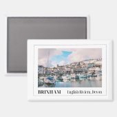 Brixham, englische Riviera, Devon, England Magnet (Vorderseite/Rückseite)