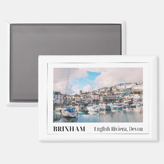 Brixham, englische Riviera, Devon, England Magnet (Vorderseite/Rückseite)