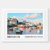Brixham, englische Riviera, Devon, England Magnet (Vorderseite)