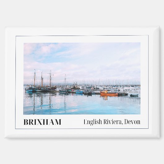Brixham, englische Riviera, Devon Magnet (Vorderseite)