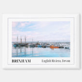 Brixham, englische Riviera, England Magnet (Vorderseite)