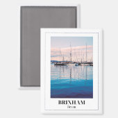 Brixham, English Riviera, Devon, Cornwall Magnet (Vorderseite/Rückseite)