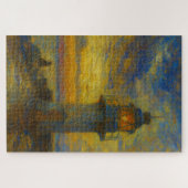 Brixham Hafen Leuchtturm Turner Style Art Puzzle (Horizontal)