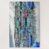 Brixham Harbor Swans: Devon Coast 1000pc Puzzle (Vertikal)