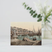 Brixham Harbour, Devon c.1895 Postkarte (Stehend Vorderseite)