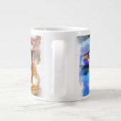 Brixham Harbour Devon UK Jumbo-Tasse (Rückseite)