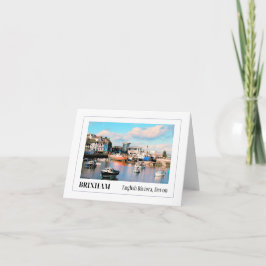 Brixham Harbour, English Riviera, Devon Karte