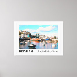 Brixham Harbour, English Riviera, Devon Leinwanddruck