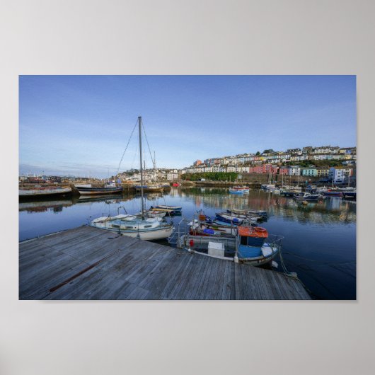 Brixham Harbour Poster (Vorne)