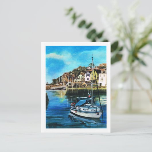 Brixham Harbour, South Devon Postkarte (Stehend Vorderseite)