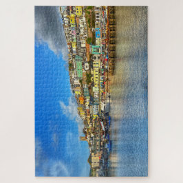 Brixham Heritage: Colorful Hillside & Church Puzzle