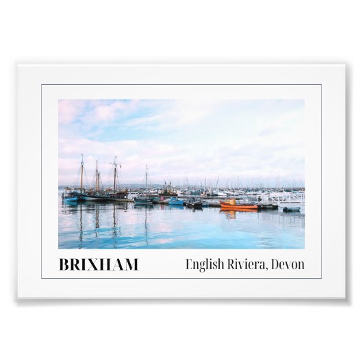 Brixham Marina, English Riviera, Devon Fotodruck (Vorne)