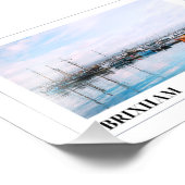 Brixham Marina, English Riviera, Devon Fotodruck (Ecke)