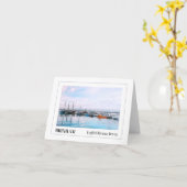 Brixham Marina, English Riviera, Devon Karte (Gelbe Blume)