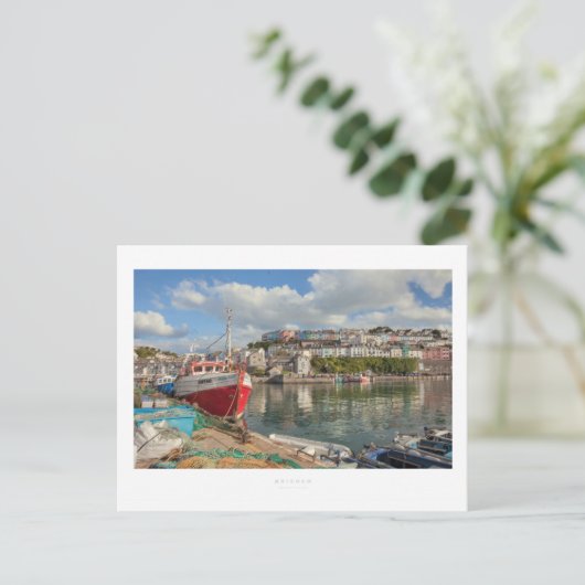 Brixham Postkarte (Stehend Vorderseite)