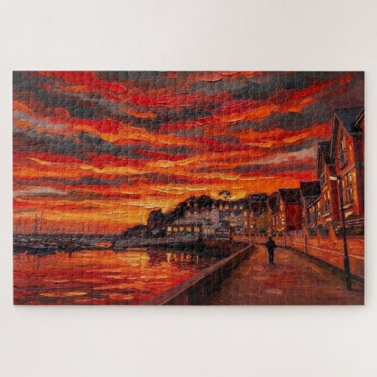 Brixham Sunrise: Galerie-Edition Puzzle (Horizontal)