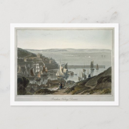 Brixham, Torbay, Devon, Band VIII "A Voy" Postkarte (Vorderseite)