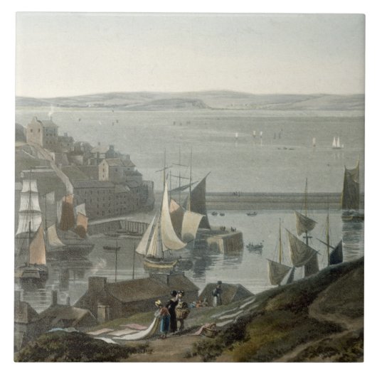 Brixham, Torbay, Devon, von Volumen VIII von Fliese (Vorderseite)