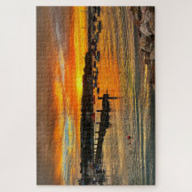 Brixham Twilight: Feueruntergang & felsige Küste