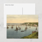 Brixham V, Devon, England Postkarte (Vorne/Hinten)