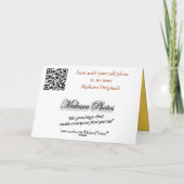 Brizzled Birthday anpassen Karte (Rückseite)