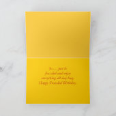 Brizzled Birthday anpassen Karte (Innenseite)