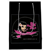 BRJ Pink Canoe Logo Medium Geschenktüte (Rückseite)