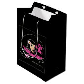BRJ Pink Canoe Logo Mittlere Geschenktüte (Vorderseite Schrägansicht)