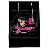 BRJ Pink Canoe Logo Mittlere Geschenktüte (Rückseite)