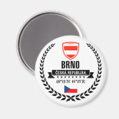 Brno Magnet (Vorderseite/Rückseite)