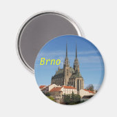 Brno-Magnet Magnet (Vorderseite/Rückseite)