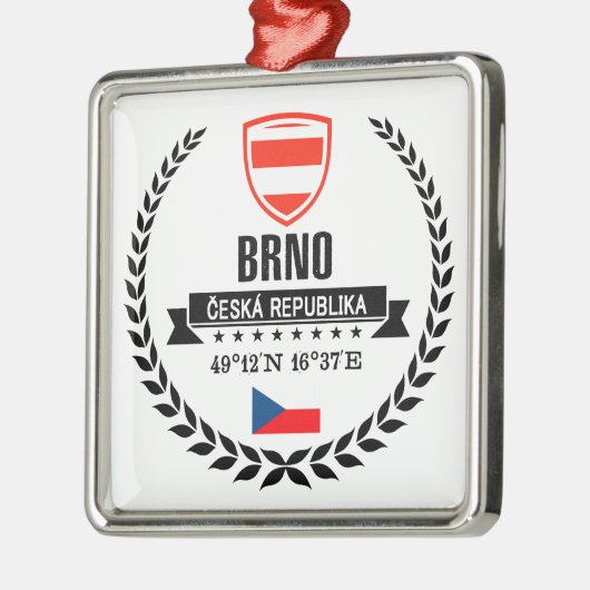 Brno Ornament Aus Metall (Links)