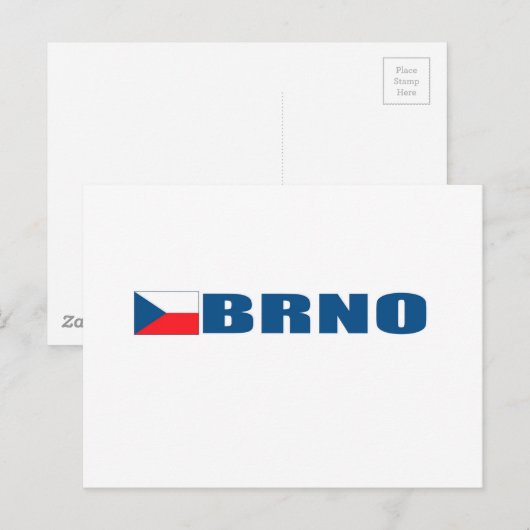 Brno Postkarte (Vorne/Hinten)