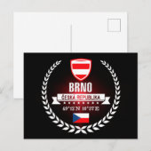Brno Postkarte (Vorne/Hinten)