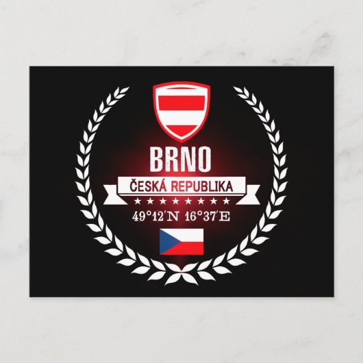Brno Postkarte (Vorderseite)
