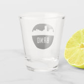 Brno Schnapsglas (Rückseite)