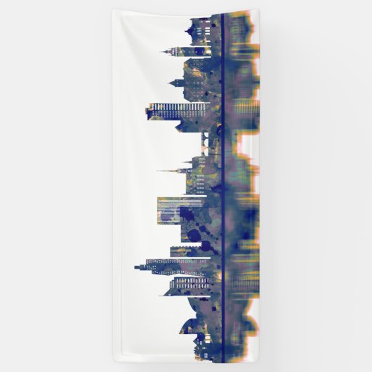 Brno Skyline Banner (Vertikal)