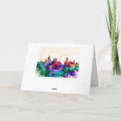 Brno Skyline Feiertagskarte (Rückseite)