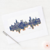 Brno Skyline Rechteckiger Aufkleber (Umschlag)