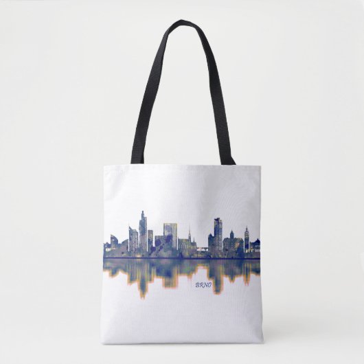 Brno Skyline Tasche (Vorderseite)