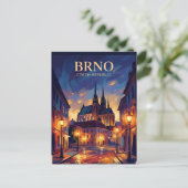 Brno Tschechien Postkarte (Stehend Vorderseite)