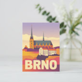 Brno Vintag Postkarte (Stehend Vorderseite)