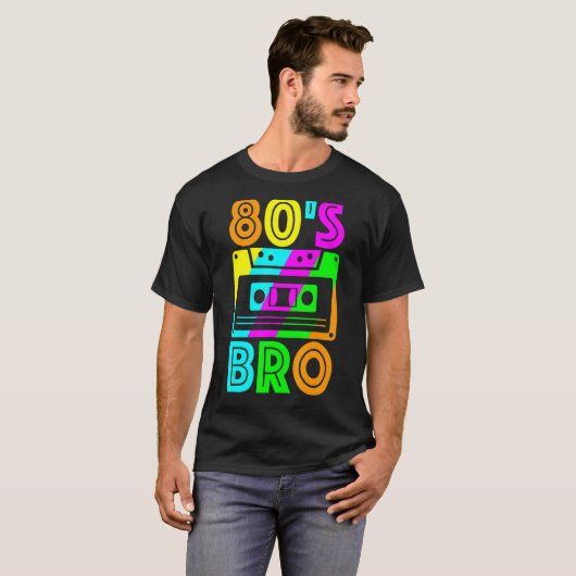 Bro-80er der 80er Jahre 1980 1980er 1980er Jahre V T-Shirt (Vorne ganz)