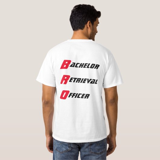 BRO Bachelor Party T - Shirt (Schwarz voll)