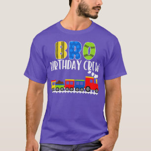 Bro Birthday Crew Eisenbahn Bahn Birthday Boy T-Shirt