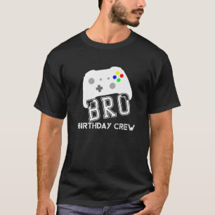 Bro Birthday Crew Gamer Kindergeburtstag Party Gam T-Shirt
