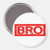Bro-Briefmarke Magnet (Vorderseite/Rückseite)