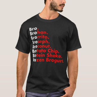 Bro Brocabulary Funny Fitness Gym Workout T-Shirt