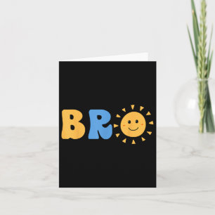 Bro Bruder der ersten Reise zum Geburtstag Karte