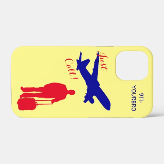 Bro Call Case-Mate iPhone Hülle (Rückseite (Horizontal))